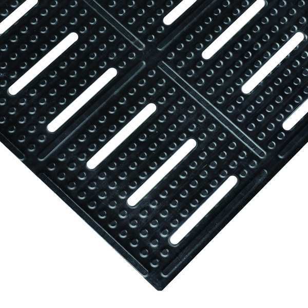 Slotted Antifatigue Mat 3 Ft W x 60 Ft L, 3/8 In
