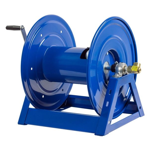 Hose Reel, Hand Crank, 3/4 In ID x 175 Ft