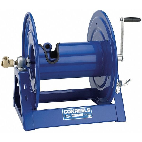 Hose Reel, Hand Crank, 3/4 In ID x 175 Ft