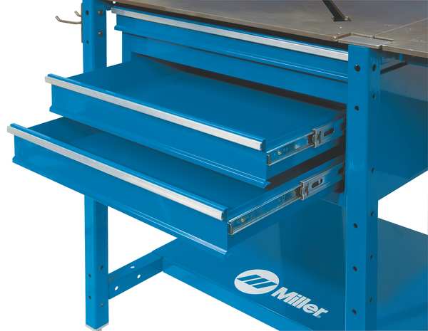 Drawer Module, 26 W x 16 D x 10 H, Blue