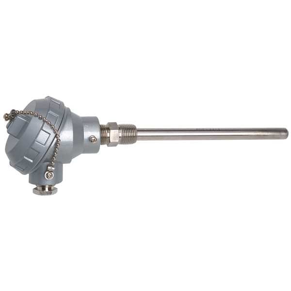 RTD Probe, 100 Ohm, 6In, .25In Sheath