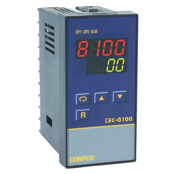 Temp Ctrl, 90-250VAC, 1/8Din, (1)SSR-5VDC