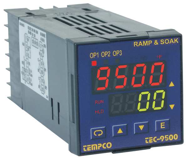 Temp Ctrl, 90-250VAC, 1/16Din, SSR/Relay