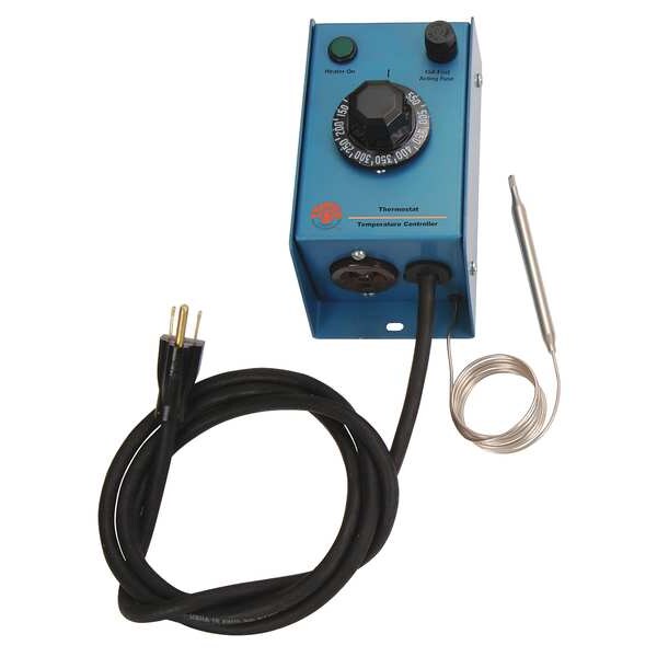 Temp Ctrl Box, Analog, 120V, 15A, 60-250F