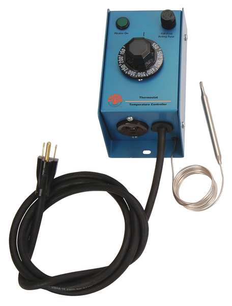 Temp Ctrl Box, Analog, 240V, 15A, 60-250F