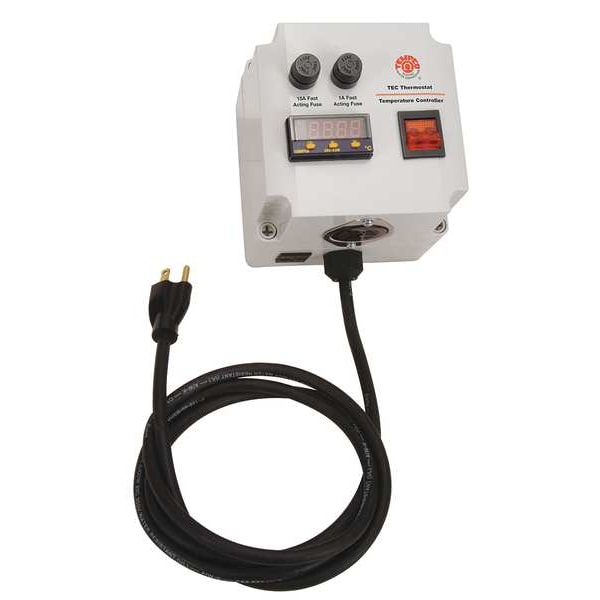 Temp Ctrl Box, Digital, J, 240V, 15A, 0-1200F