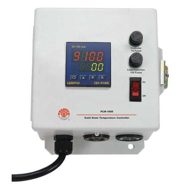Temp Ctrl Panel, J, 240V, 15A, 0-1200F