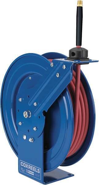 Spring Return Hose Reel, 3/8 in Hose Dia., 25 ft Length, 300 psi