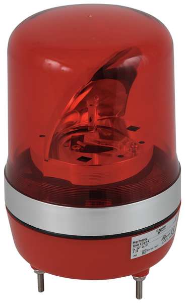 Warning Light, Rotating Mirror LED, Red