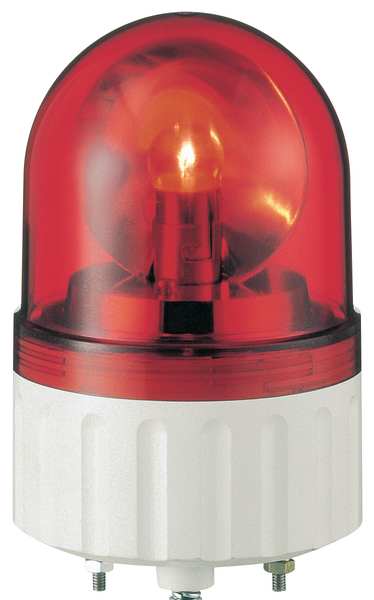 Warning Light, Rotating Mirror LED, Red