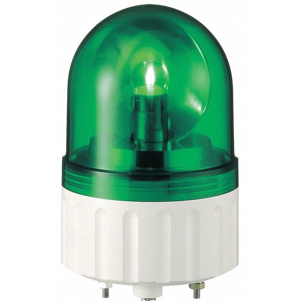 Warning Light, Rotating Mirror LED, Green