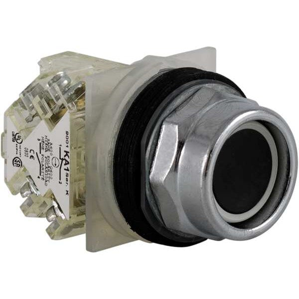 Non-Illuminated Push Button, 30 mm, 1NO/1NC, Black