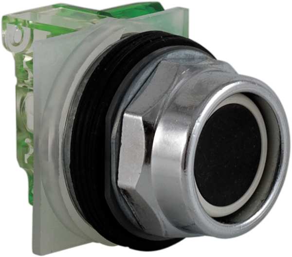 Non-Illuminated Push Button, 30 mm, 1NO, Black