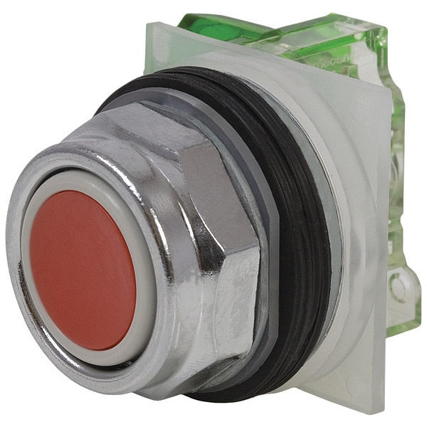 Non-Illuminated Push Button, 30 mm, 1NO, Red