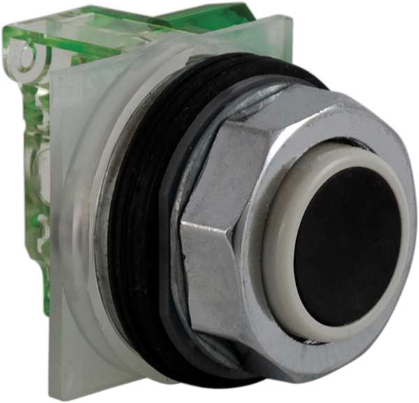 Non-Illuminated Push Button, 30 mm, 1NO, Black