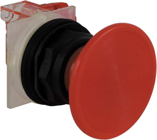 Non-Illuminated Push Button, 30 mm, 1NC, Red