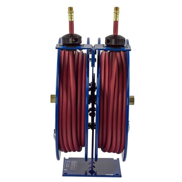 Combination Air/Water Reel, 1/4 in Hose Dia., 50 ft Length, 300 psi