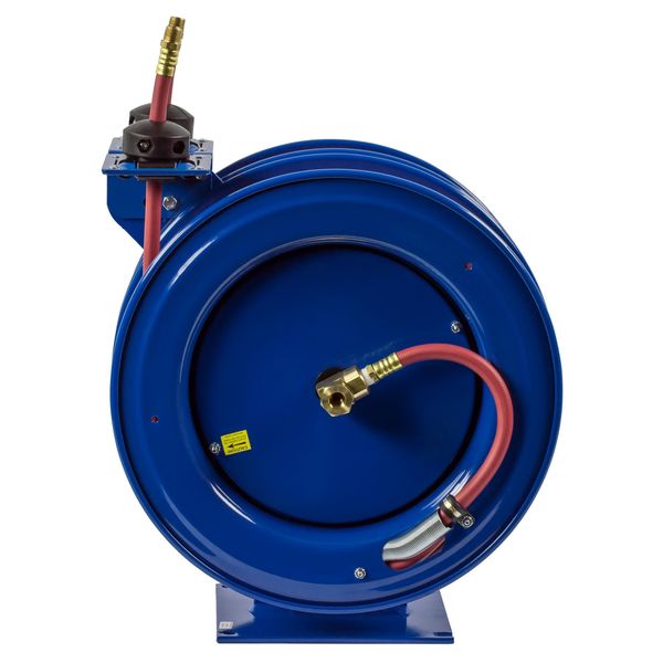 Combination Air/Water Reel, 3/8 in Hose Dia., 25 ft Length, 300 psi