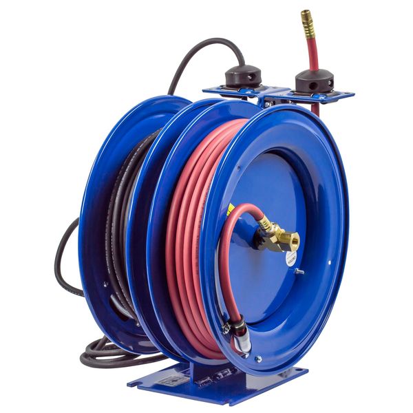 Reel, Combination, Spring Driven, 3/8x50 Ft