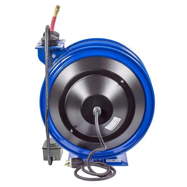 Reel, Combination, Spring Driven, 3/8x50 Ft