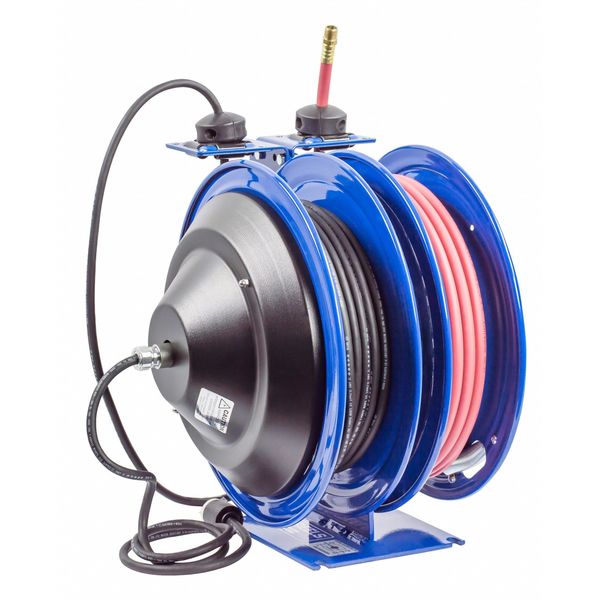 Reel, Combination, Spring Driven, 3/8x50 Ft