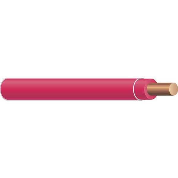 Building Wire, THHN, 10 AWG, 500 ft, Red, Nylon Jacket, PVC Insulation