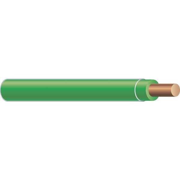 Building Wire, THHN, 12 AWG, 50 ft, Green, Nylon Jacket, PVC Insulation
