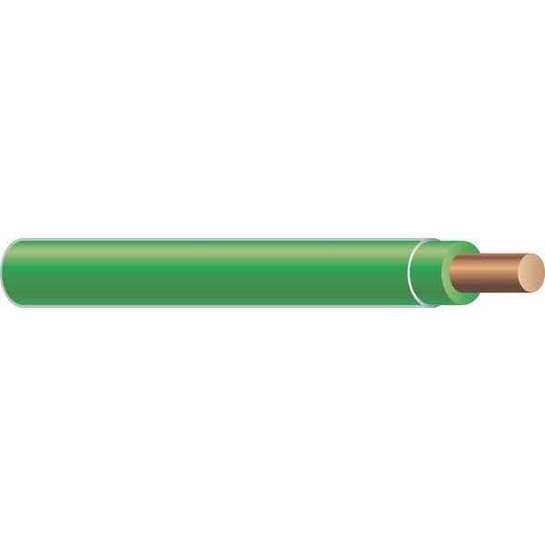 Building Wire, THHN, 10 AWG, 100 ft, Green, Nylon Jacket, PVC Insulation
