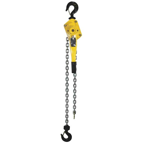 Lever Chain Hoist, 6,000 lb Load Capacity, 10 ft Hoist Lift