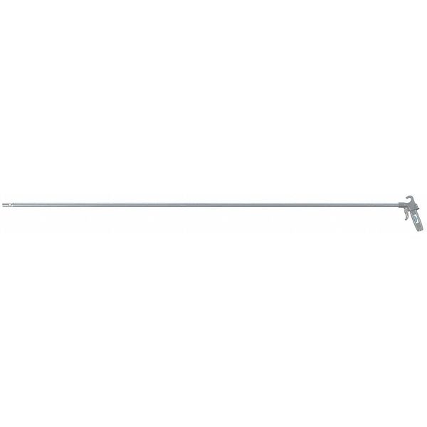 Long John Safety Air Blow Gun, 72 in Extension, Aluminum, Venturi Nozzle, Pistol Grip, 1/4 in FNPT