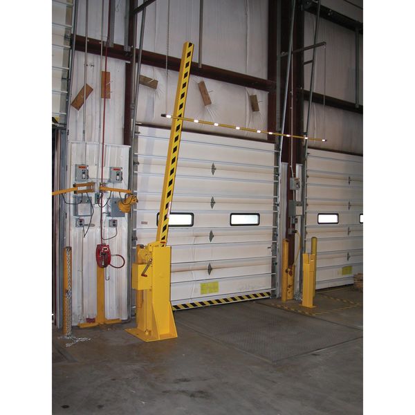 Dock Barricade, Hand Crank, 133-1/4 In