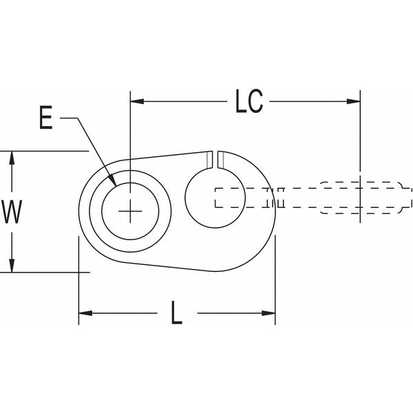 Rope Connector, 316 Stainless Steel