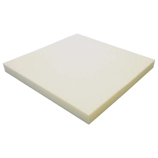 Foam Sheet, Crosslink, 24 in W, 24 in L, 1 11/16 in Thick, White