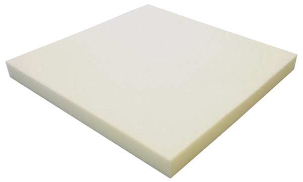 Foam Sheet, Crosslink, 24 in W, 24 in L, 1 in Thick, White