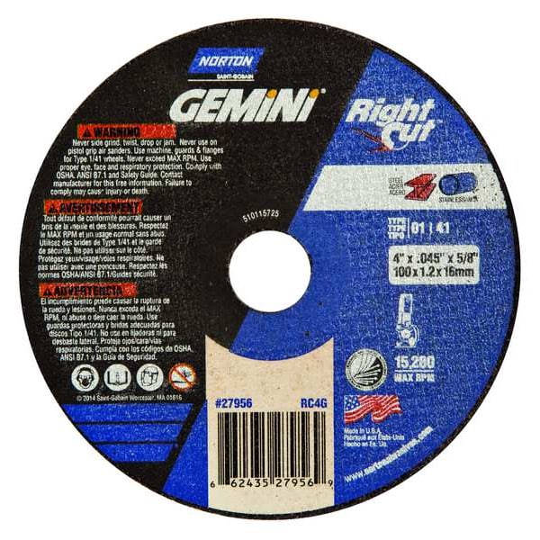 Gemini RightCut A AO Type 01/41 Right Angle Cut-Off Wheel