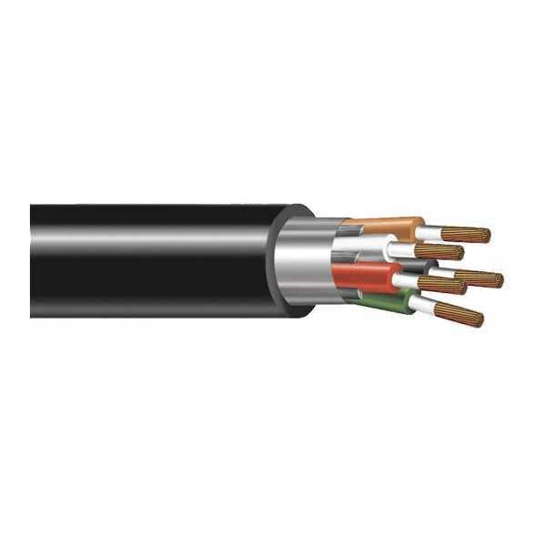18 AWG 5 Conductor Portable Cord 600V 250 ft. BK