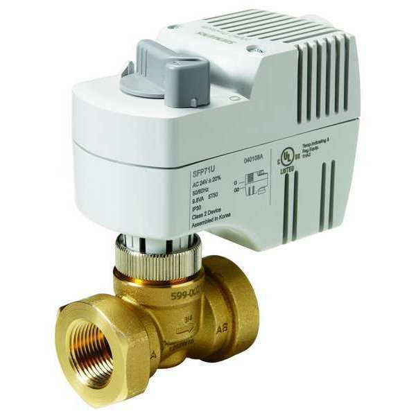 Threaded Globe Valve, 1/2 In, 24VAC, NO
