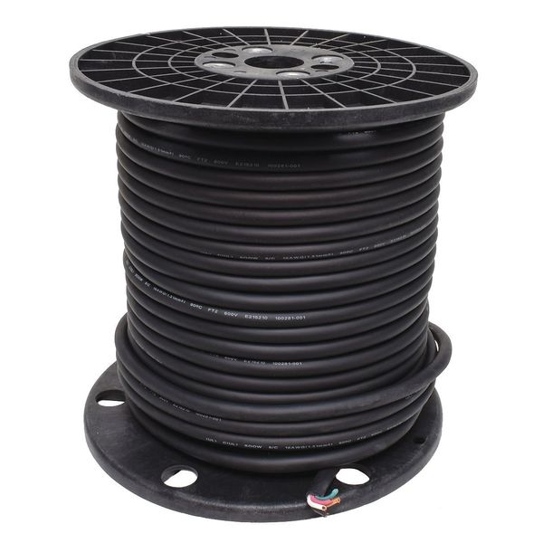 16 AWG 5 Conductor Carolprene Portable Cord 600V 250 ft. BK