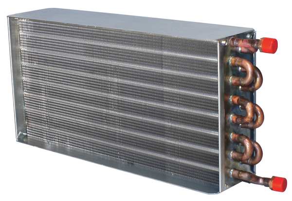 Heat Coil, 375cfm, 2.0gpm, 6x6-1/8x12-3/8