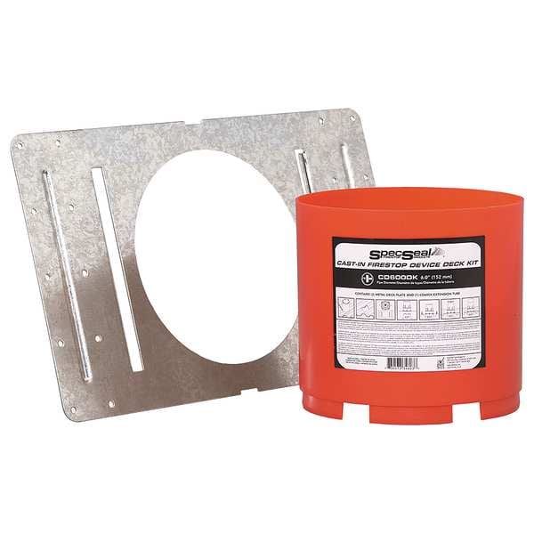 Deck Adapter, For CD600, 6 In.H, 6 In.D