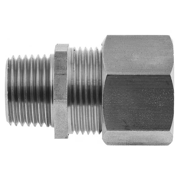 Liquid Tight Connector, 1/2 in., White