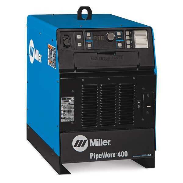 Multiprocess Welder, Piperworx FieldPRO 400 Series, 240 to 480, 400A @ 44V Rated Output