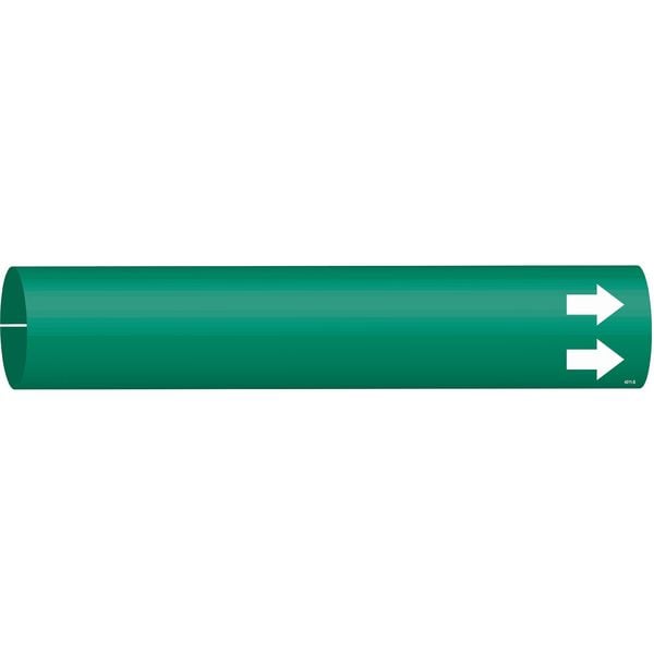 Pipe Marker, (Blank), Grn, 1-1/2 to2-3/8 In, 4011-B