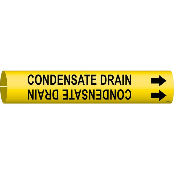 Pipe Mrkr, Condensate Drain, 3/4to1-3/8 In