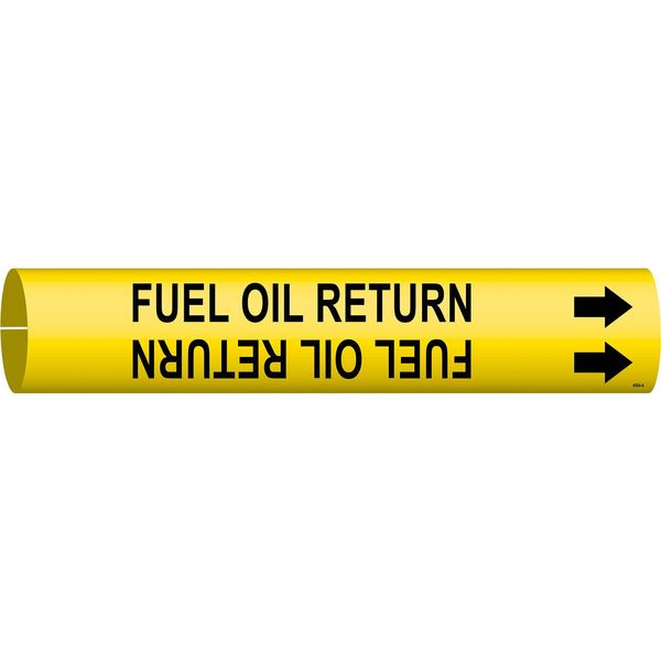 Pipe Markr, Fuel Oil Return, 3/4to1-3/8 In