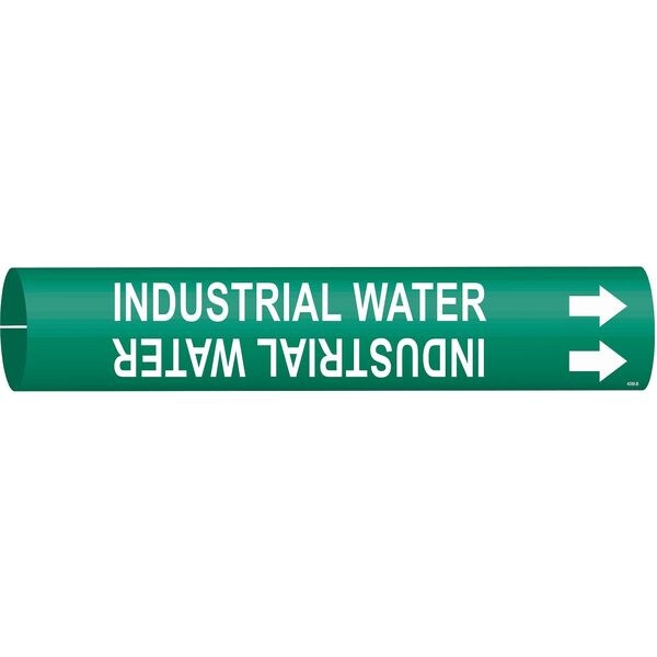 Pipe Mrkr, Industrial Water, 1-1/2 to2-3/8