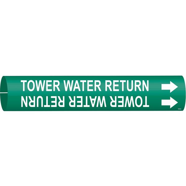 Pipe Mrkr, Tower Water Return, 3/4 to1-3/8
