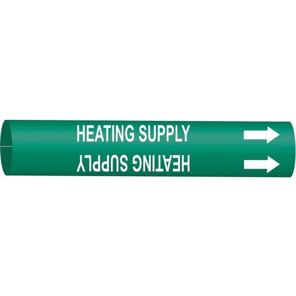 Pipe Markr, Heating Supply, Gn, 8to9-7/8 In