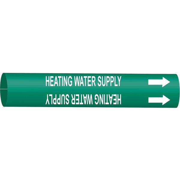 Pipe Mrkr, Heating Water Supply, 6 to7-7/8
