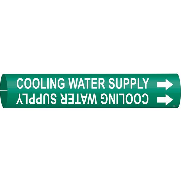 Pipe Markr, Cooling Water SupplGn, 4to6 In